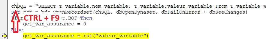 vba_deplacer_point_depart_vba vba_ctrl_F9
