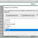 excel-doublon-selection-colonne supprimer-les-doublons-excel