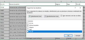 excel-doublon-selection-colonne supprimer-les-doublons-excel