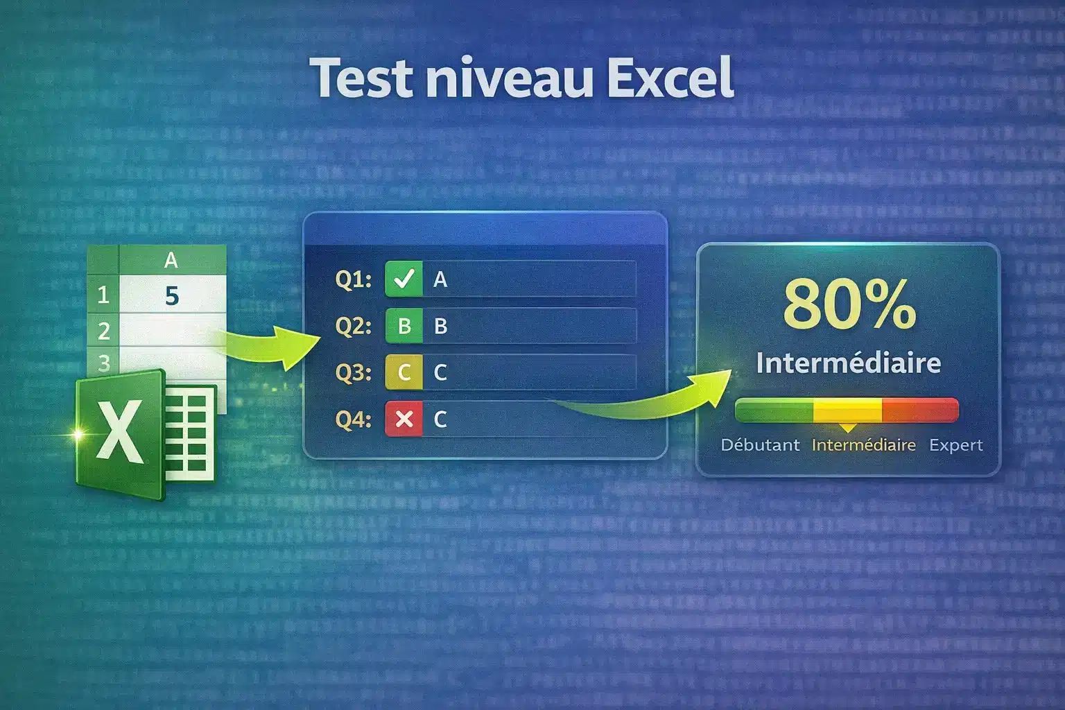 test niveau excel