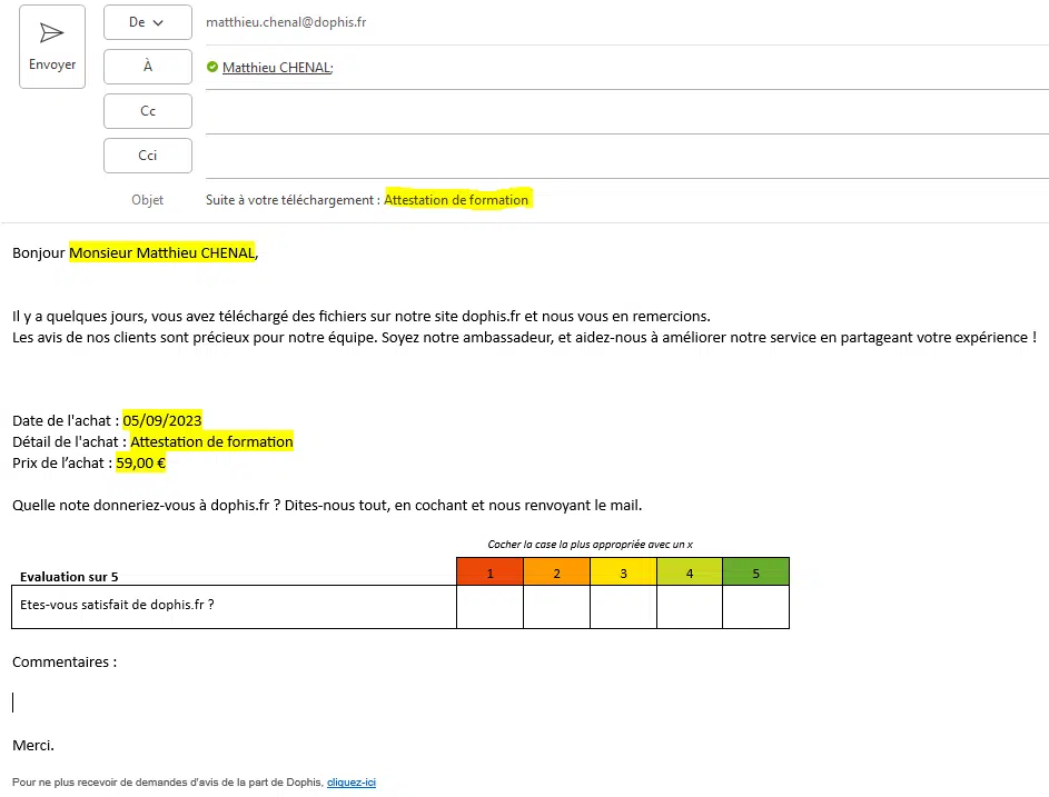 exemple-mail Exemple de mail Outlook issu du publipostage avec PDF