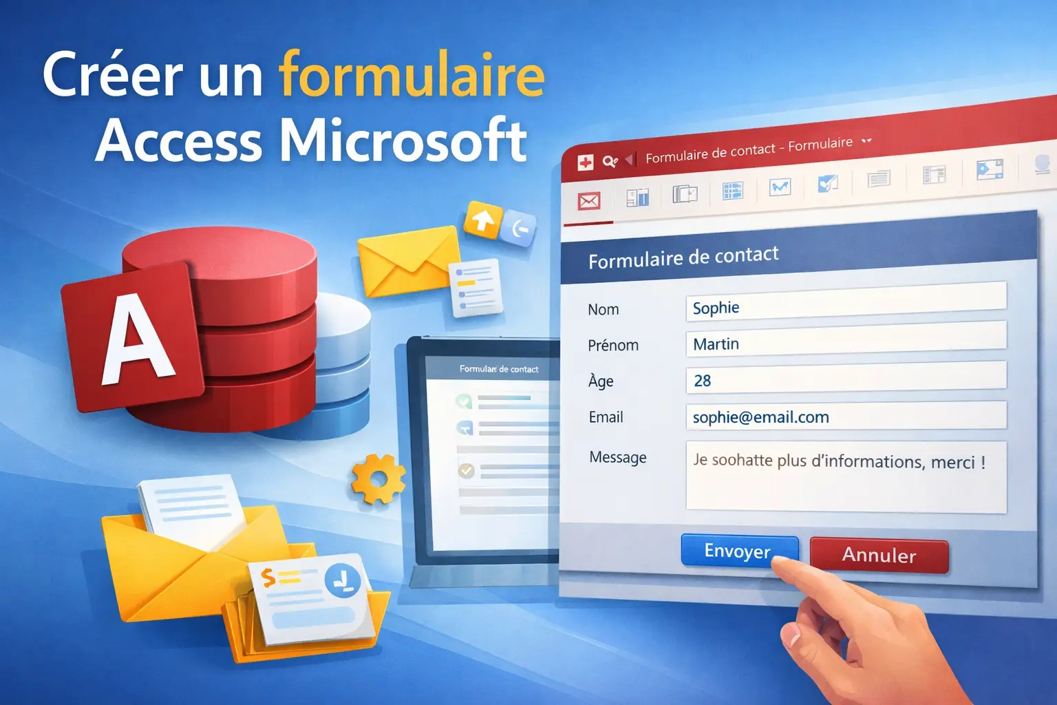 Créer un formulaire Access