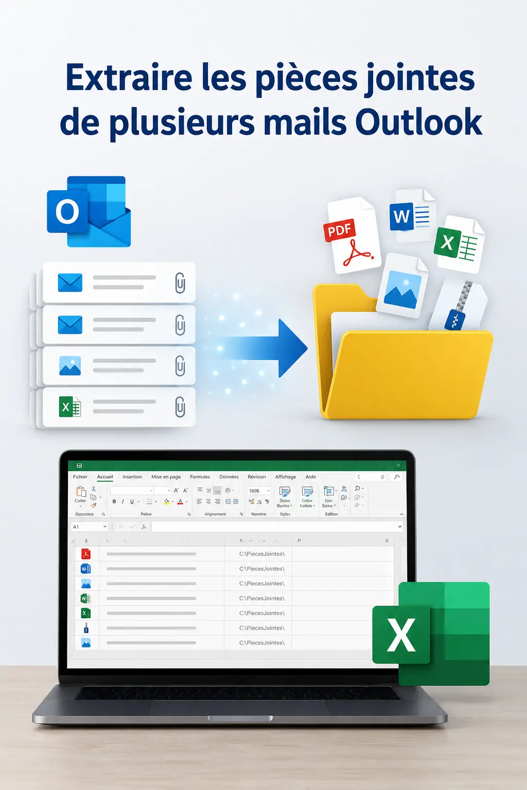 Extraire pièces jointes Outlook – DOPHIS Extraire les pièces jointes de plusieurs mails Outlook