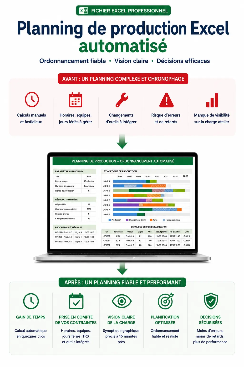 planning production – DOPHIS Planning production Excel