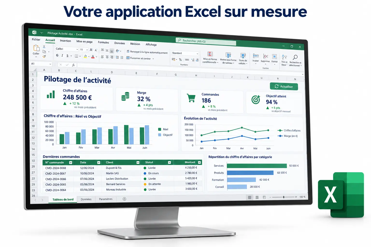 Développement d’application Excel VBA